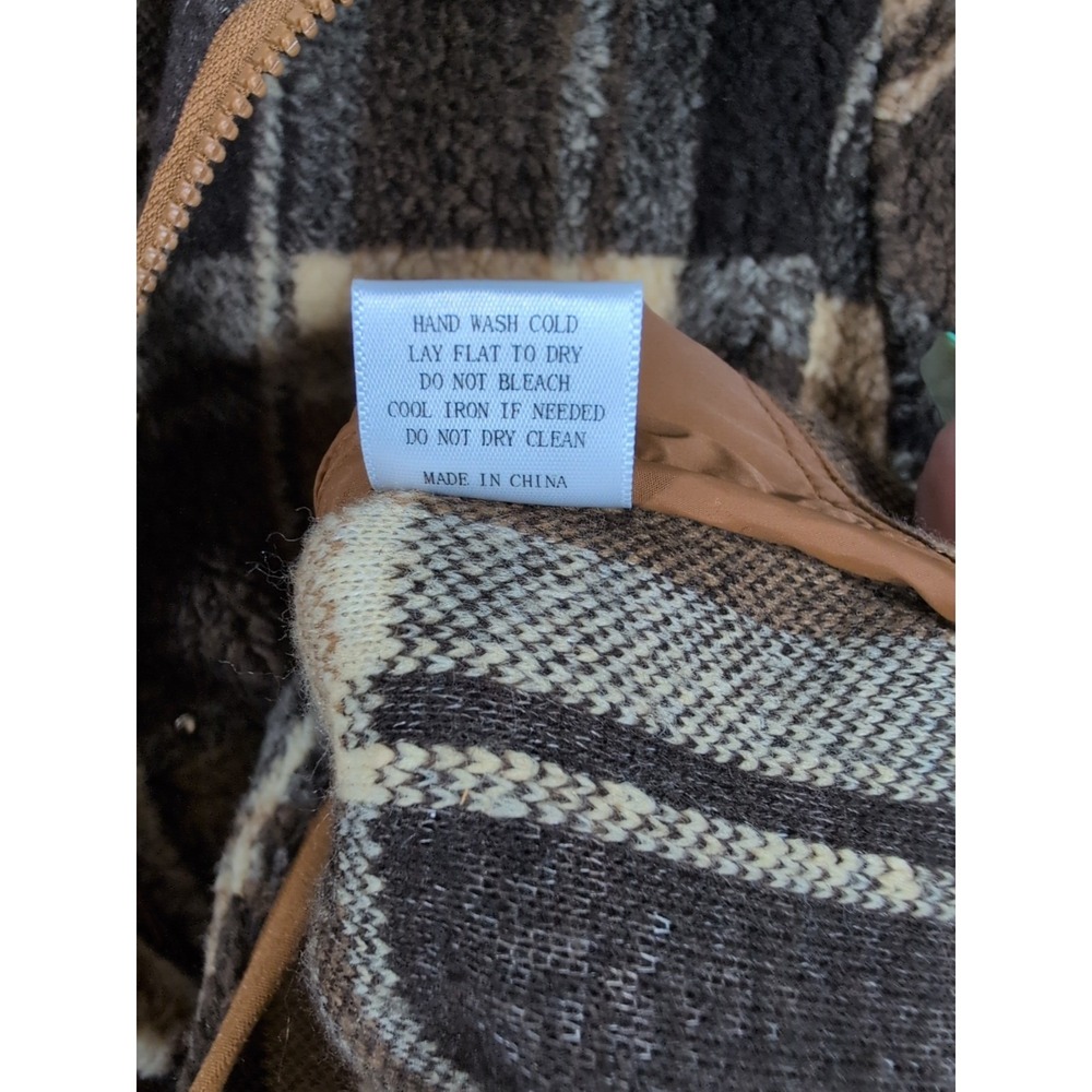 Oli & Hali Women's Shirt Shacket Mix & Match Plaid Snap Shacket Medium - Picture 8 of 10